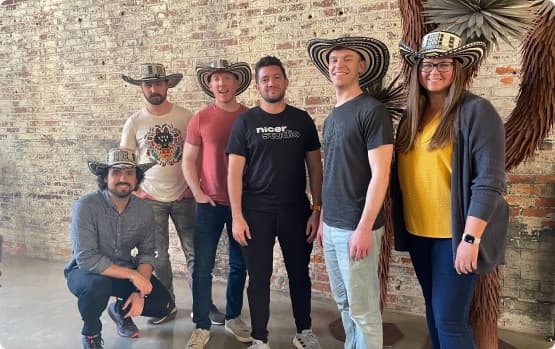The Nicer team together