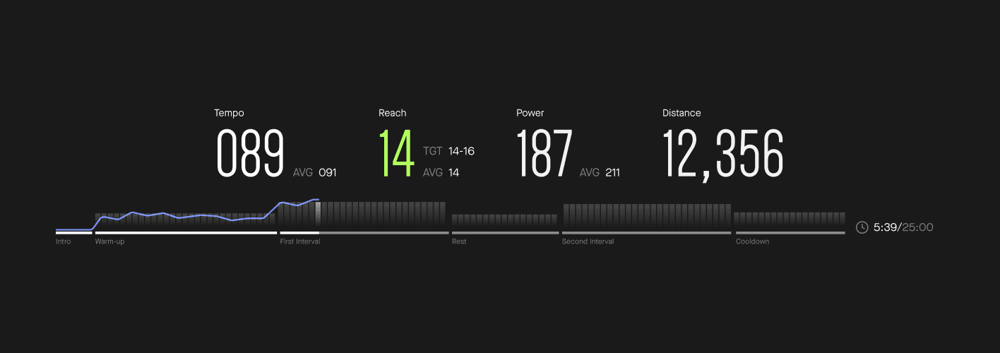 Real-time performance bar
