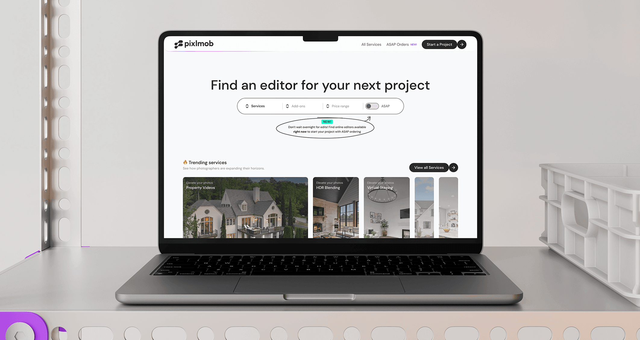 Pixlmob marketplace homepage