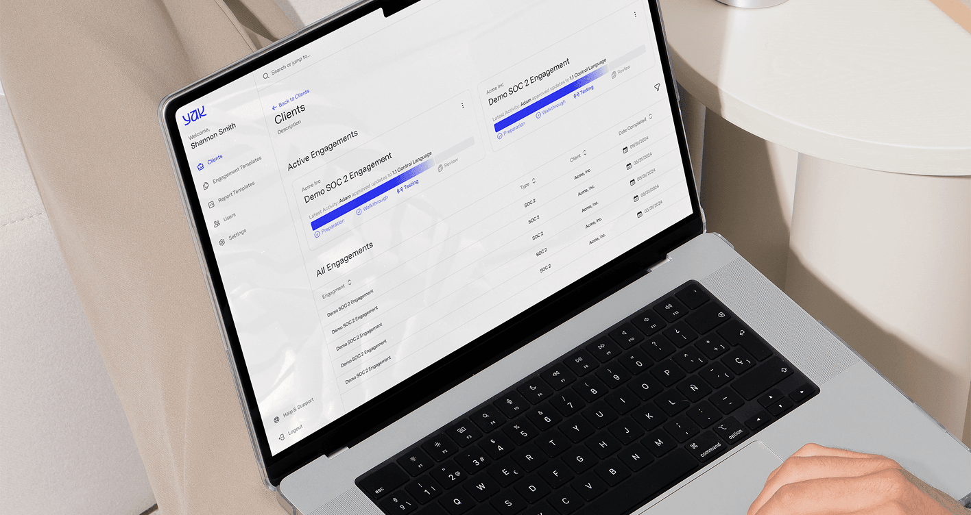 Client dashboard
